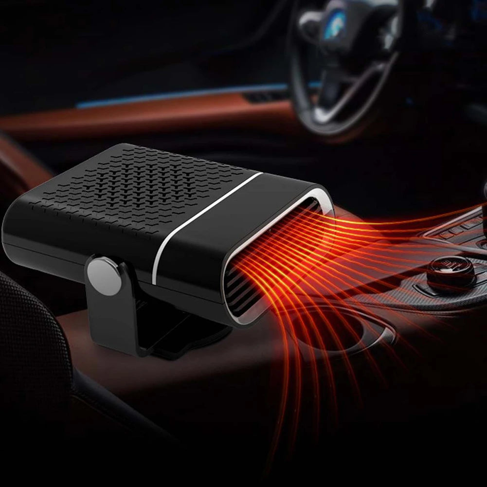 12V/24V Portable Car Heater Fan Fast Heating Window Windshield Defogging Defrosting Electric Heating Fan Car Anti-Fog Heater